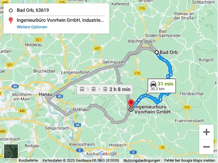 GTÜ Bad Orb Anfahrt