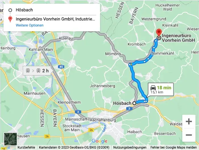 Tüv Hösbach Anfahrt
